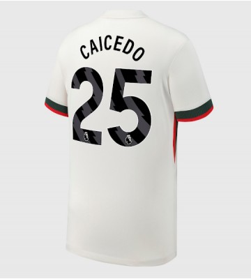 Chelsea Moises Caicedo #25 Udebanetrøje 2025-26 Kortærmet